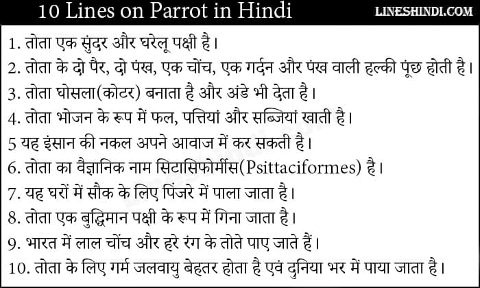 10-10-lines-on-parrot-in-hindi