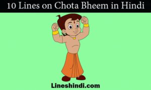 10 lines on chota bheem in hindi