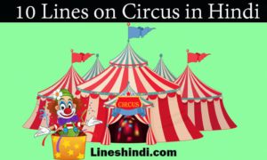 10 lines on circus in hindi