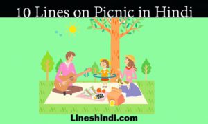10 Lines on Picnic in Hindi
